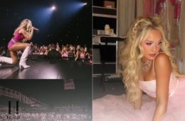 Megan Moroney becomes emotional on stage before ending her Denver concert early due to illness.