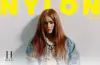 Sadie Sink posing for her NYLON magazine editorial photoshoot.
