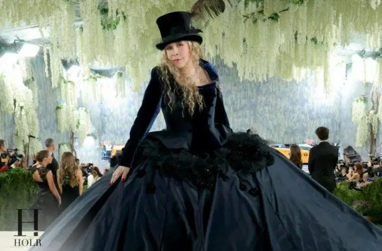Stevie Nicks performs during Taylor Swift and Travis Kelce's wedding celebration at Madison Square Garden.