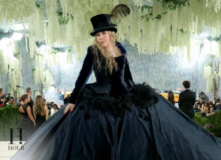 Stevie Nicks performs during Taylor Swift and Travis Kelce's wedding celebration at Madison Square Garden.
