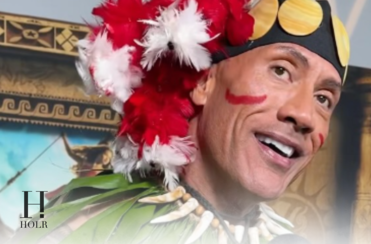 Dwayne Johnson Celebrates Polynesian Heritage at Moana World Premiere
