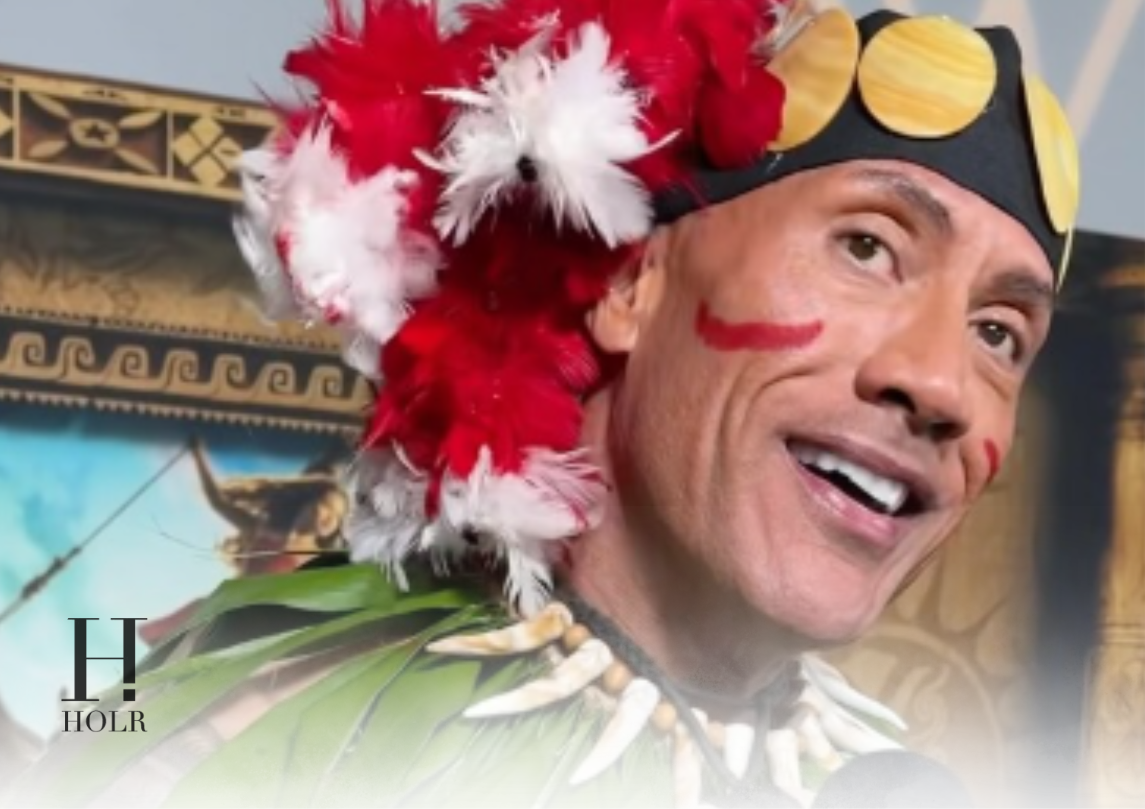 Dwayne Johnson Celebrates Polynesian Heritage at Moana World Premiere