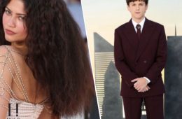 Tom Holland and Zendaya pose together on the red carpet at the London premiere of Spider-Man: Brand New Day.