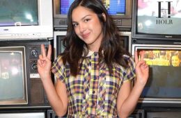 Olivia Rodrigo performing on stage after opening up about writing her emotional song "Honeybee."