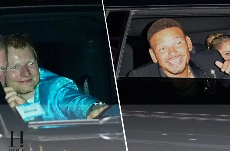 Ed Sheeran and Kane Brown Celebrate Taylor and Travis' Wedding