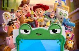 Official Toy Story 5 promotional artwork celebrating the film's global box office success.