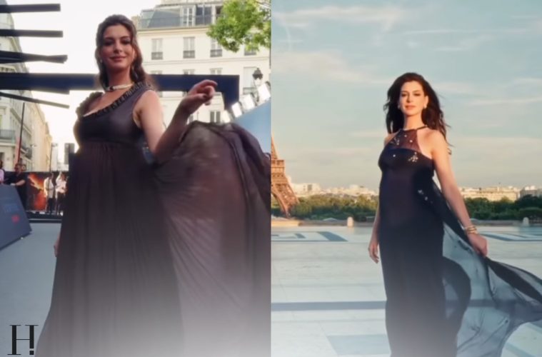 Anne Hathaway Celebrates The Odyssey Hitting Theaters