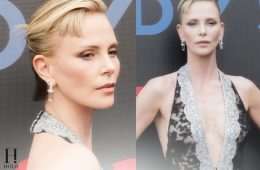 Charlize Theron Turns Heads With Fresh Bangs and Givenchy Glam