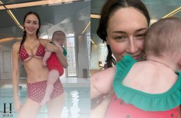 Scottie Takes Her First Swim in New Family Photos