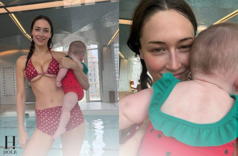 Scottie Takes Her First Swim in New Family Photos