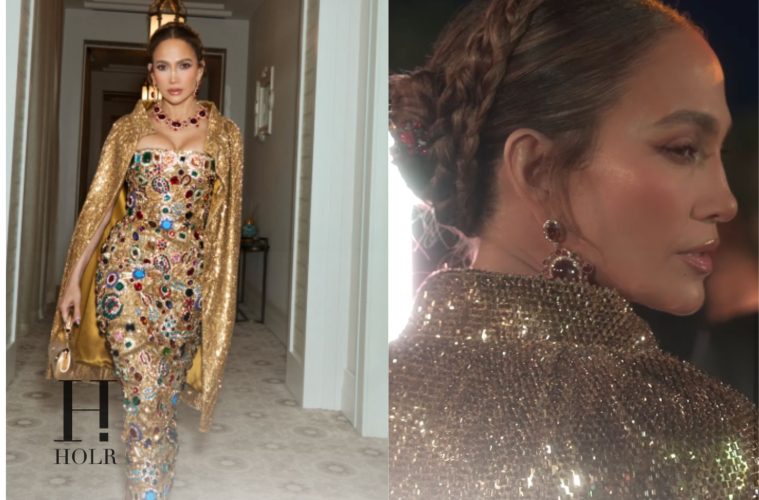 Jennifer Lopez Makes a Statement at DG Alta Moda