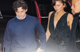 Zendaya and Tom Holland during a stylish New York City date night following the promotion of Christopher Nolan's The Odyssey.