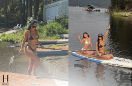 Kim Kardashian Gives Fans a Peek at Her Lake Life
