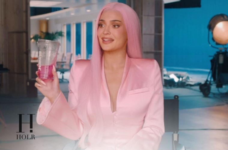 Kylie Jenner Promotes King Kylie Drinks in New Dunkin' Reel