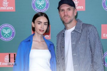Lily Collins Celebrates Jannik Sinner's Wimbledon Victory