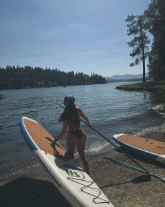 Kim Kardashian Embraces the 'Lakemaxxing' Trend in Relaxed Summer Photo Dump