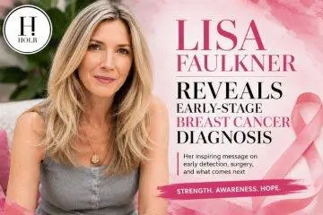 Lisa Faulkner attends a public event following her announcement that she was diagnosed with early-stage breast cancer detected during a routine mammogram.
