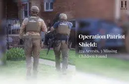 HOLR Magazine feature image highlighting Operation Patriot Shield, a federal law enforcement operation that resulted in 224 fugitive arrests and the recovery of three missing children across Missouri and Illinois.