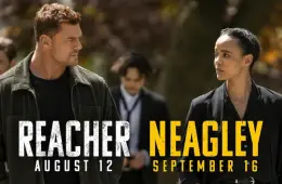 Maria Sten as Frances Neagley in first-look images from the upcoming Reacher spinoff Neagley, following the release date announcement by Prime Video.