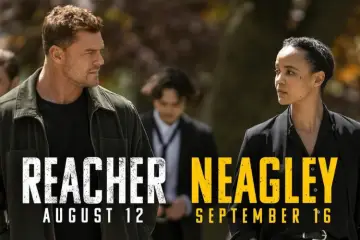 Maria Sten as Frances Neagley in first-look images from the upcoming Reacher spinoff Neagley, following the release date announcement by Prime Video.