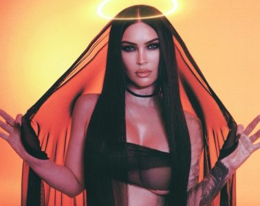 Megan Fox portrait featured in HOLR Magazine's celebrity biography covering her career, movies, personal life, and net worth.
