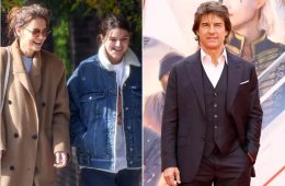 Suri Noelle, daughter of Tom Cruise and Katie Holmes, during a public appearance following her legal name change.