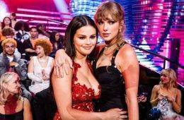 Selena Gomez and Taylor Swift together during a public event, highlighting their longtime friendship ahead of the reported wedding celebrations.