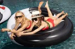 Jenny Mollen and Stacey Bendet spend time together in the Hamptons during the summer following Mollen's separation.