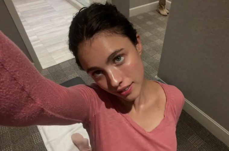 Margaret Qualley at a public event as fans speculate about recent Instagram changes involving Jack Antonoff.