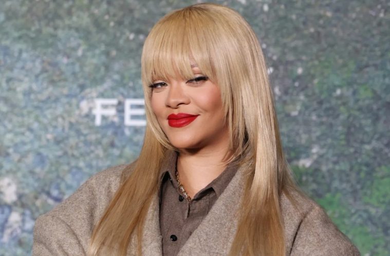 Rihanna attending a public event, highlighting her career as a global music icon, entrepreneur, and philanthropist.