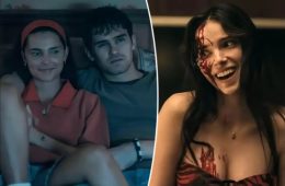 Promotional image from Obsession highlighting the psychological horror film now available to stream on Peacock.