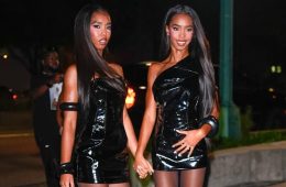 Jessie and D'Lila Combs promoting their new fashion label, 12TWINTY1.
