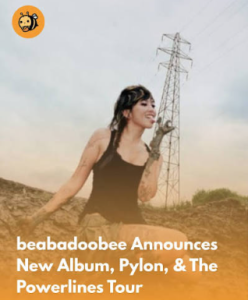beabadoobee Debuts "Memories" From Pylon at Los Angeles Fan Event