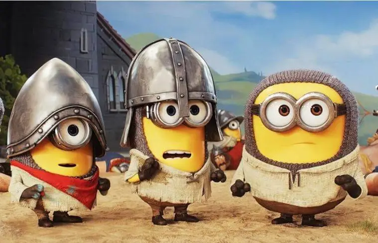 Characters from Minions & Monsters featured in promotional artwork for the animated film's theatrical release.