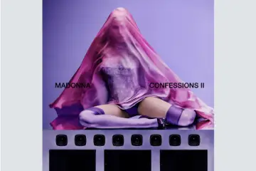 Madonna performs during the promotional campaign for her album Confessions II.