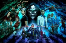 Official concept art from Avengers: Doomsday featuring returning Marvel heroes and Doctor Doom.