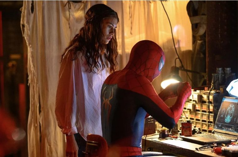 Tom Holland as Spider-Man in promotional artwork for Spider-Man: Brand New Day ahead of its anticipated record-breaking box office debut.