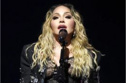 Madonna promoting Confessions II following its historic No. 1 debut on the Billboard 200.