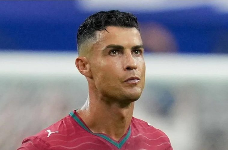 Cristiano Ronaldo applauds fans after Portugal's final match at the 2026 FIFA World Cup.