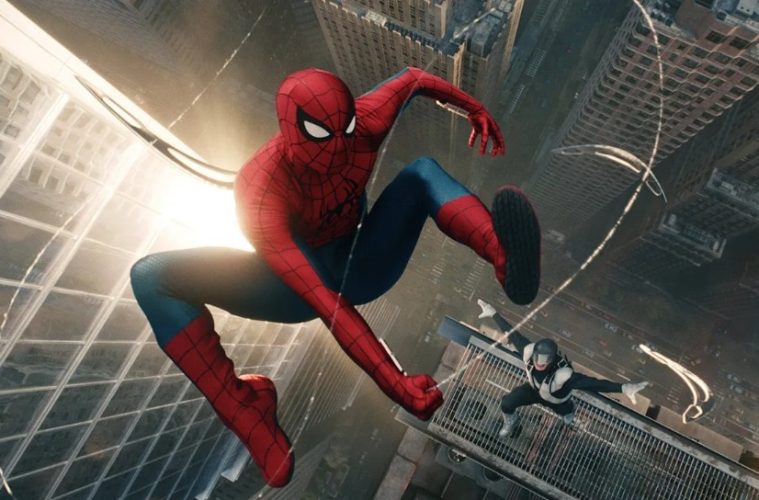 Tom Holland as Spider-Man in Spider-Man: Brand New Day, showcasing the hero's emotional new chapter in the Marvel Cinematic Universe.