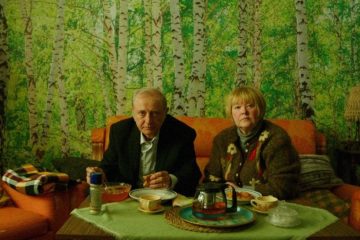 A scene from Black Money for White Nights featuring the central couple navigating financial hardship and family conflict.