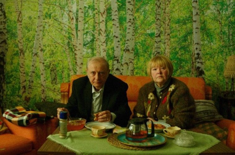 A scene from Black Money for White Nights featuring the central couple navigating financial hardship and family conflict.