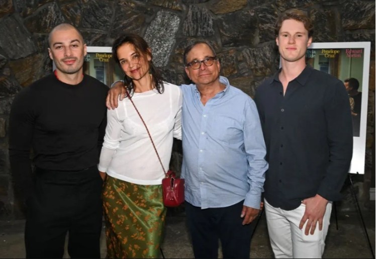 Katie Holmes attending a public event as relationship rumors emerge following her outing with artist Jason Bard Yarmosky.