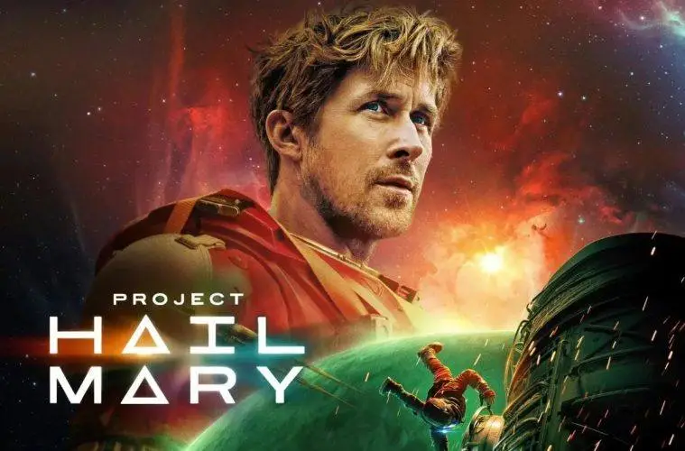 Ryan Gosling stars as Ryland Grace in Project Hail Mary, arriving on Prime Video after completing a 105-day theatrical release.