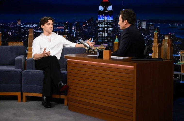 Tom Holland and Erling Haaland during separate public appearances following the actor's humorous story about an unanswered invitation.