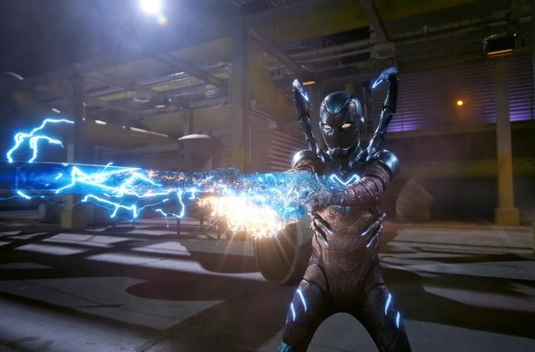 Xolo Maridueña as Blue Beetle returning to the DC Universe in Man of Tomorrow alongside Superman.