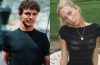 Alix Earle and Lando Norris during separate departures from a private London club amid dating rumors.