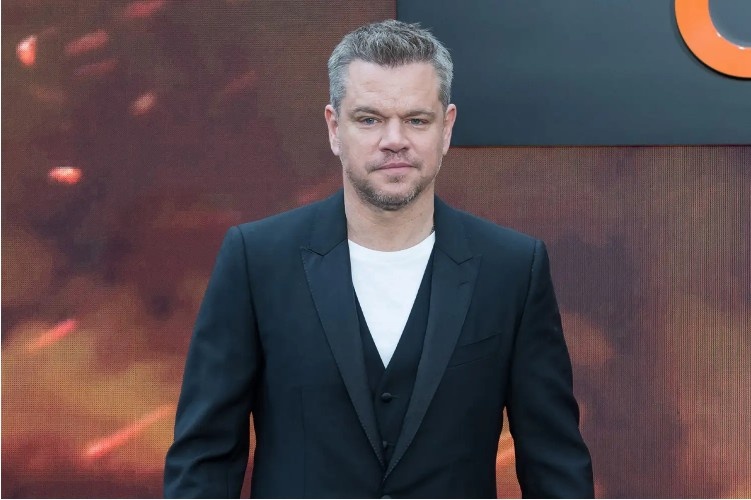 Matt Damon attending a film premiere, highlighting his successful career as an Academy Award-winning actor and producer.