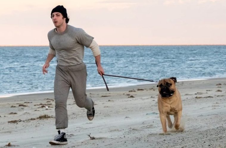 Anthony Ippolito portraying a young Sylvester Stallone in the trailer for the biographical drama I Play Rocky.