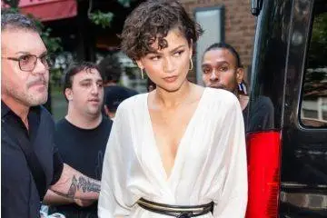 Zendaya wears a Grecian-inspired outfit during The Odyssey press tour as Olivia Rodrigo and other celebrities showcase standout fashion looks.